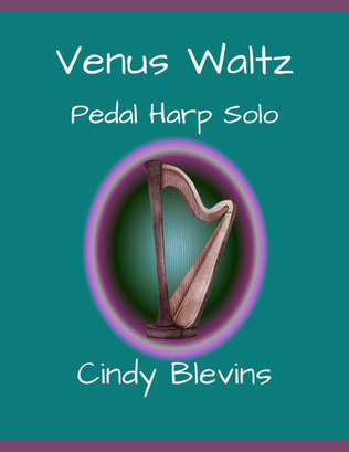 Book cover for Venus Waltz, solo for Pedal Harp