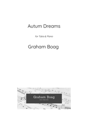 Book cover for Autumn Dreams for Tuba & Piano