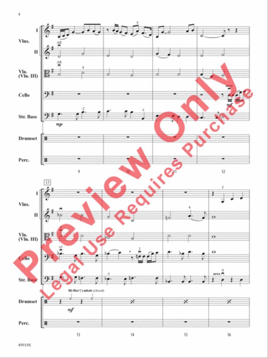 Tomorrow String Orchestra scores gallery preview page 5