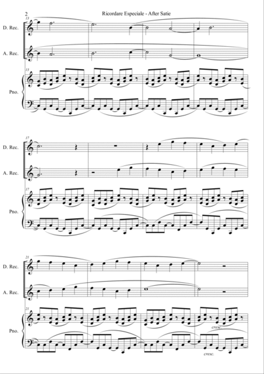 After Satie Small Ensemble scores gallery preview page 3