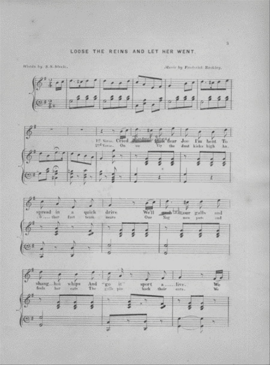 Loose the Reins and Let Her Went. Ethiopian Song & Chorus Choir scores gallery preview page 2