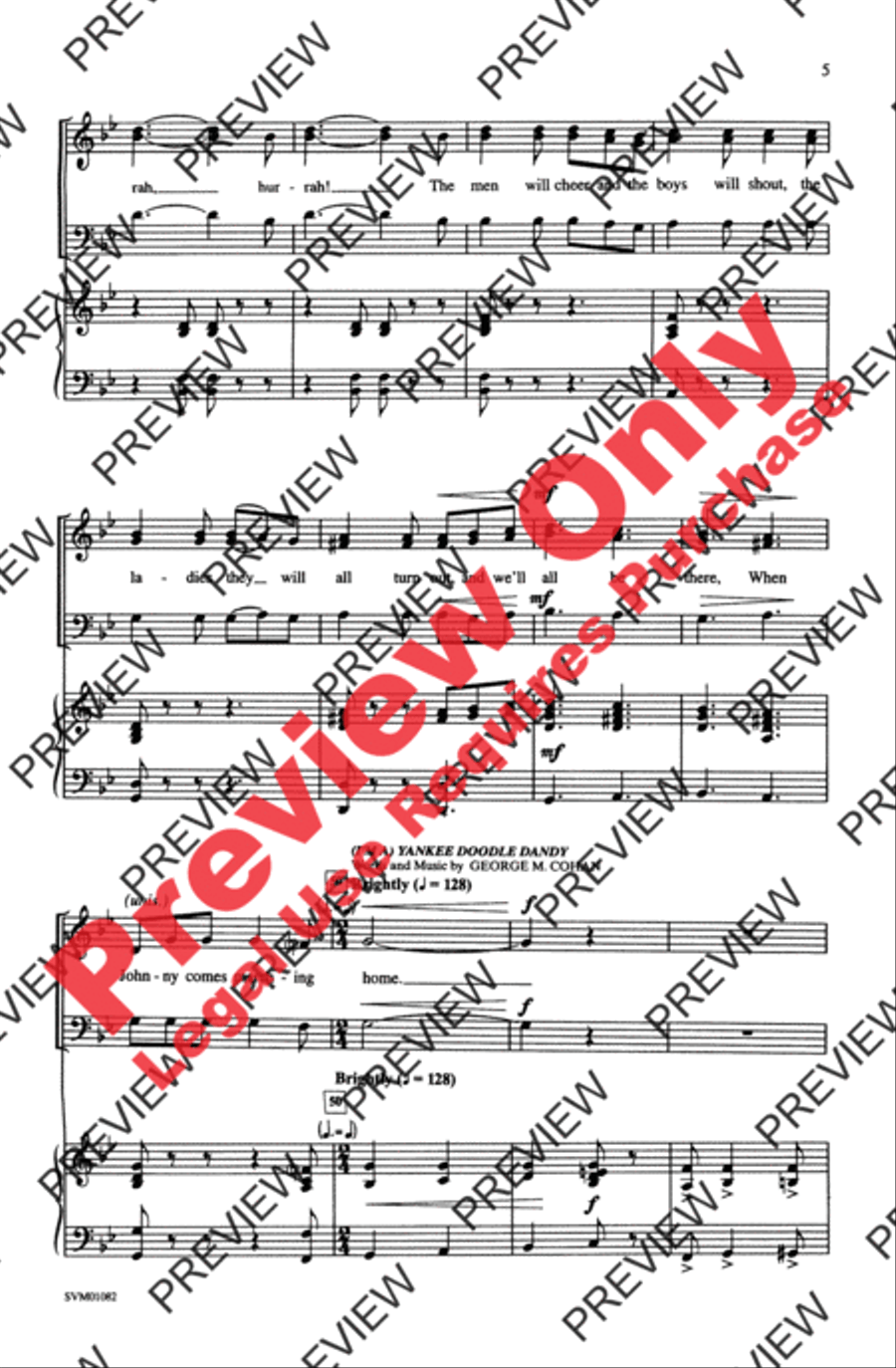An American Celebration An American Celebration 3-Part scores gallery preview page 5