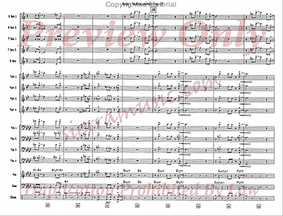 In A Mellow Tone Big Band scores gallery preview page 18