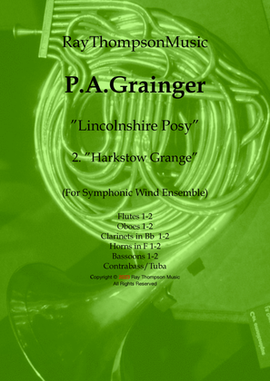 Book cover for Grainger: "Lincolnshire Posy" No.2 "Harkstow Grange" - symphonic winds
