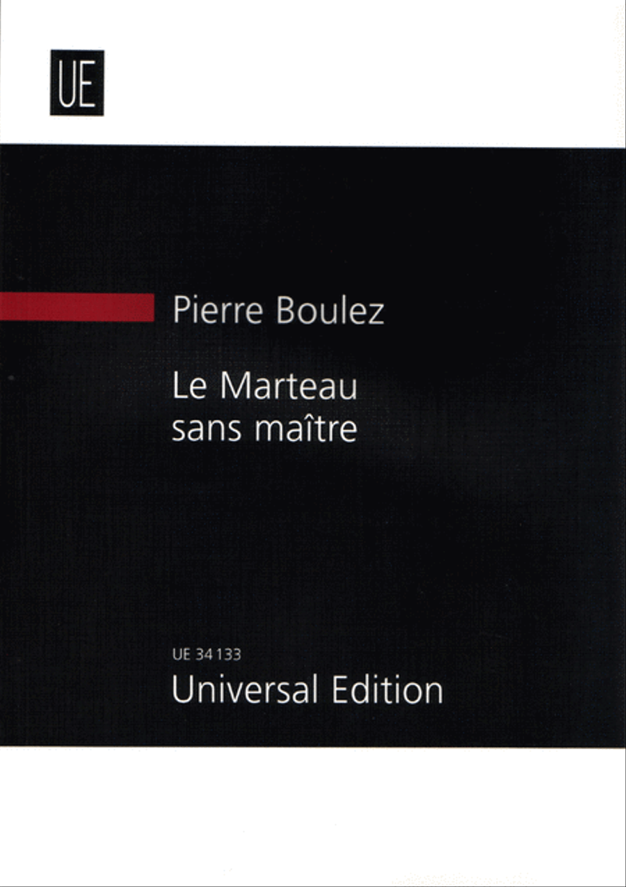 Le Marteau Sans Maître Alto Voice scores gallery preview page 1