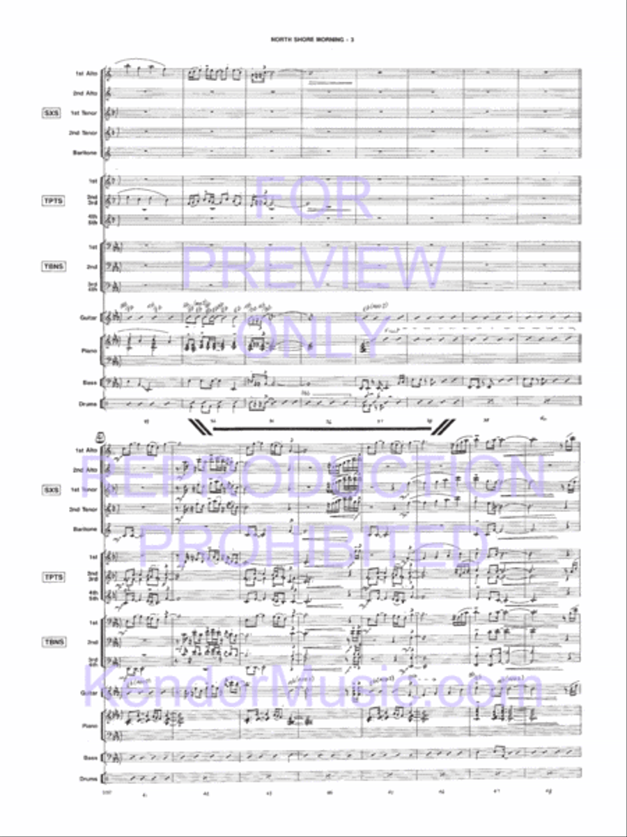 North Shore Morning Jazz Ensemble scores gallery preview page 4