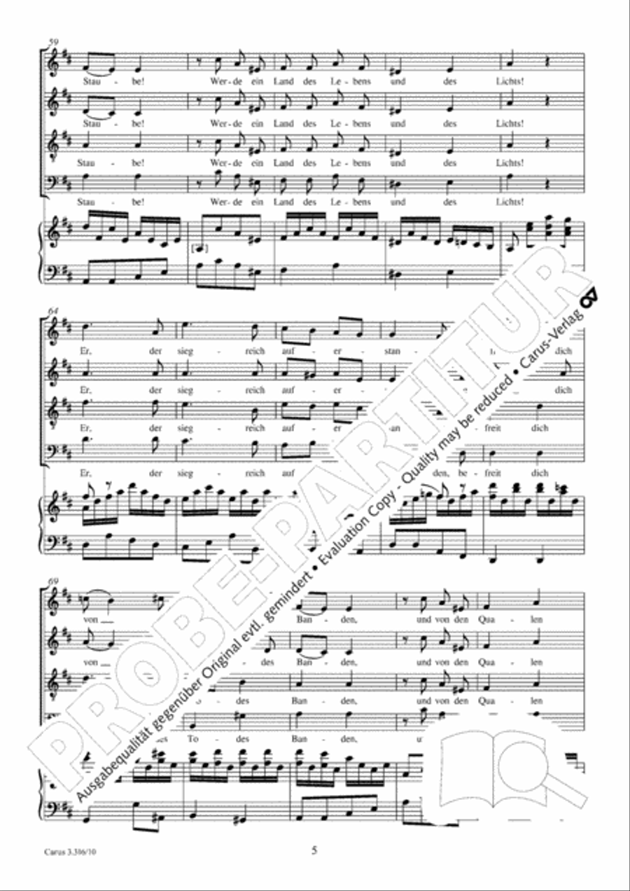 Amen, Lob und Preis und Starke 4-Part scores gallery preview page 6