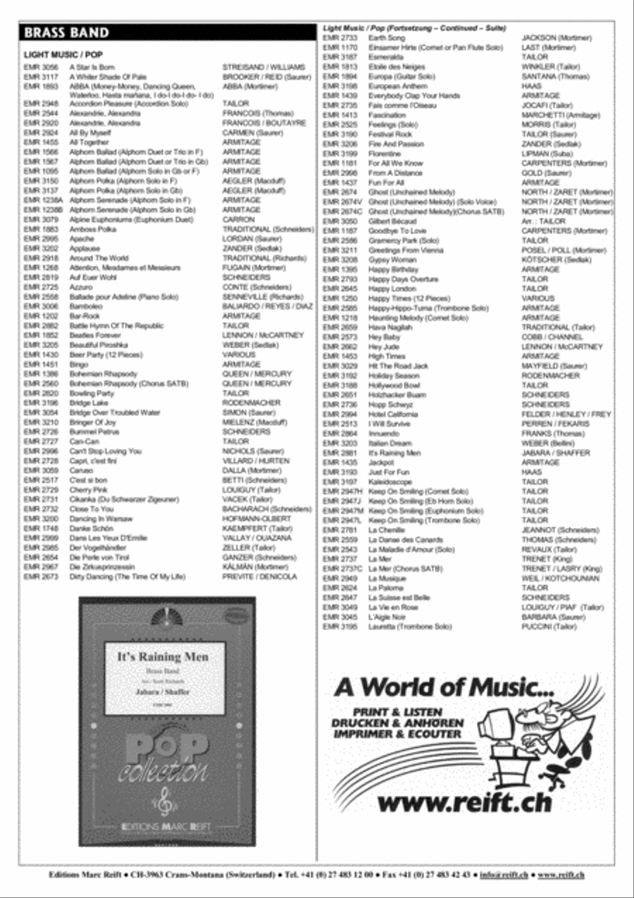 Nessun Dorma Nessun Dorma Brass Band scores gallery preview page 7