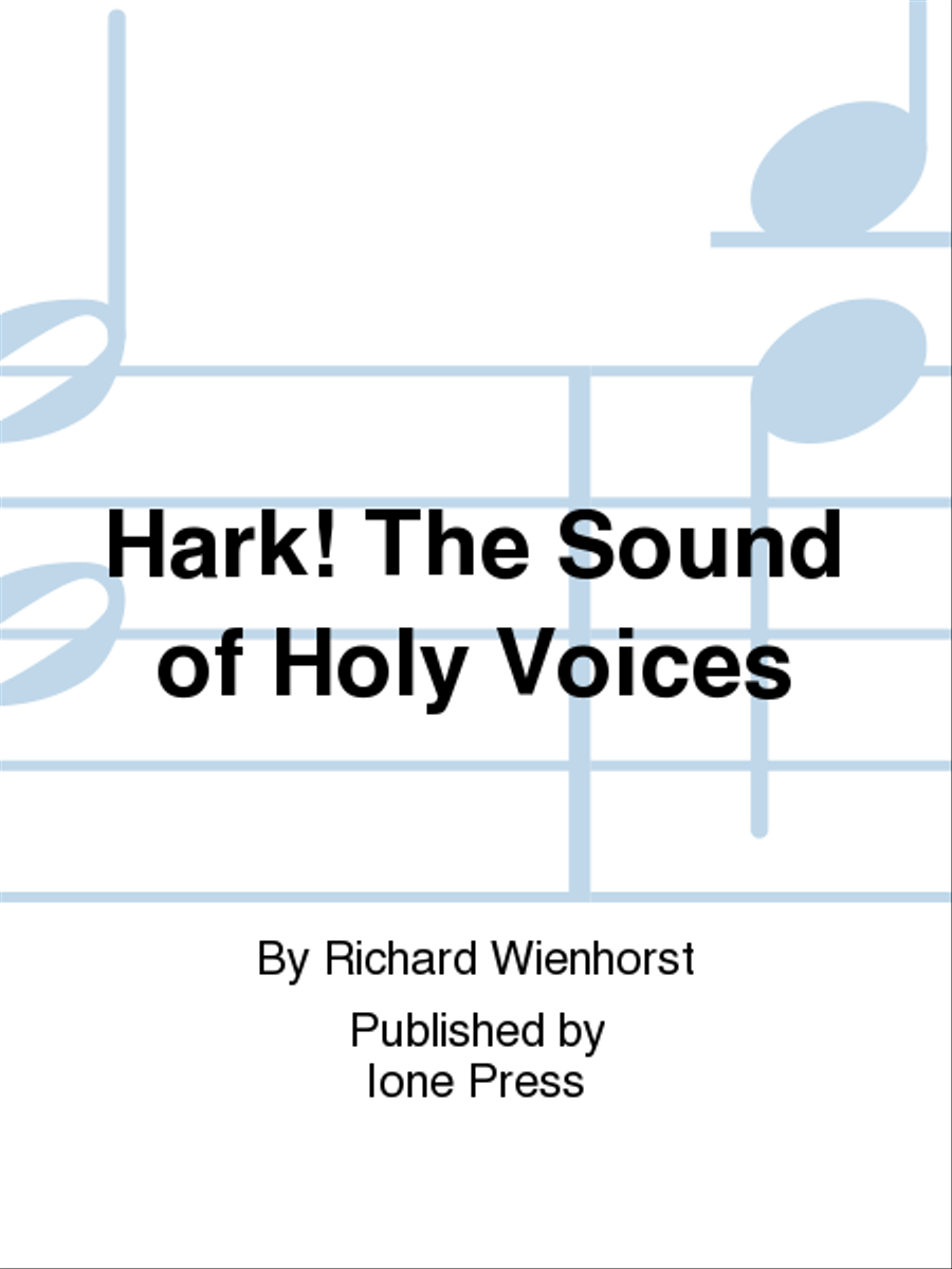 Hark! The Sound of Holy Voices 4-Part scores gallery preview page 1