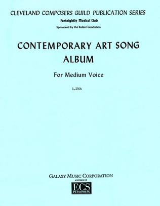 Book cover for Contemporary Art Song Album, Book 2