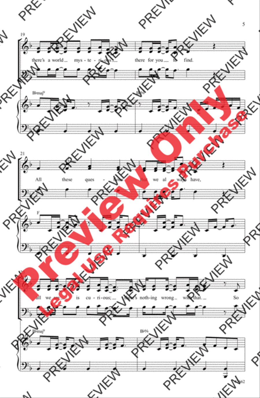 Wonderful Life 3-Part scores gallery preview page 5