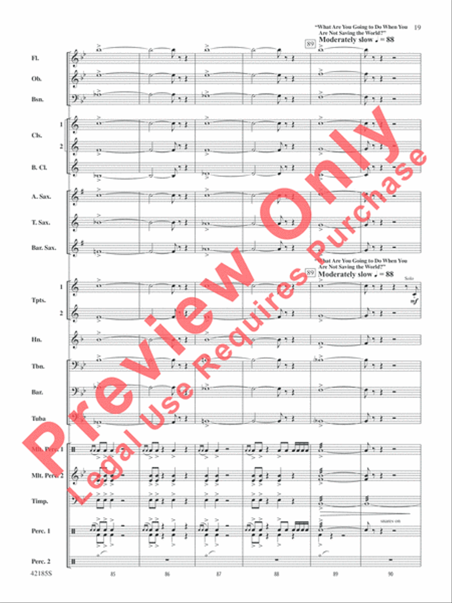 Man of Steel, Selections from Concert Band scores gallery preview page 20