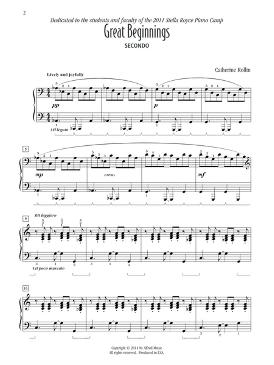 Great Beginnings Great Beginnings Small Ensemble scores gallery preview page 2