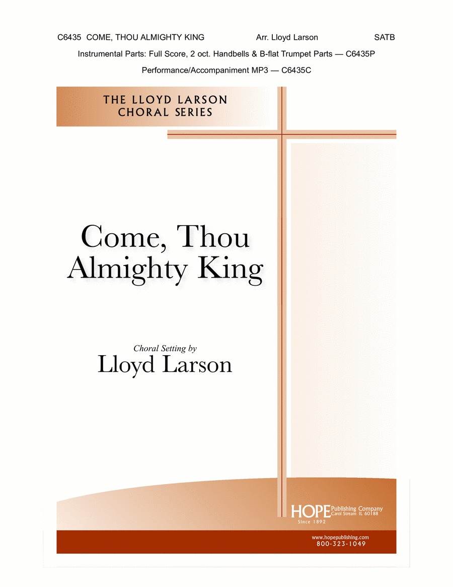 Come, Thou Almighty King - SATB 4-Part scores gallery preview page 1
