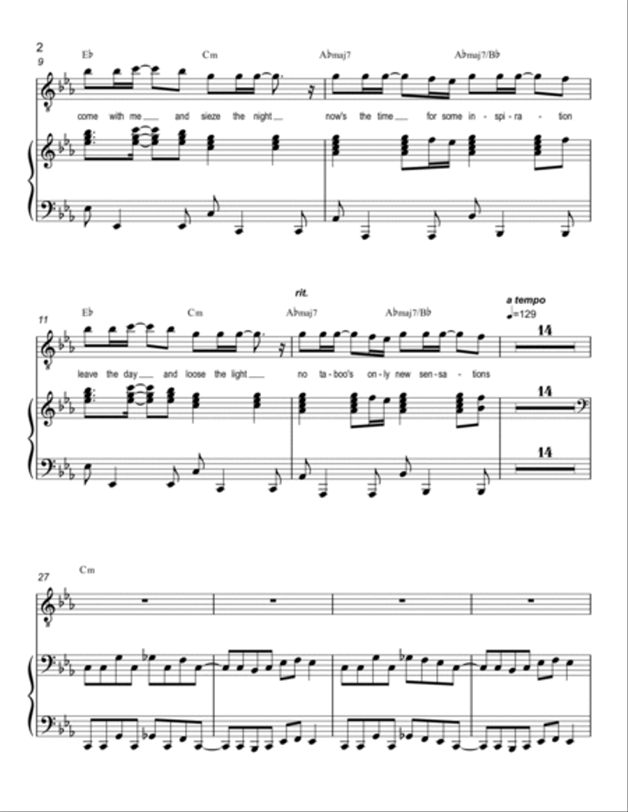Carpe Noctem Carpe Noctem Voice scores gallery preview page 2
