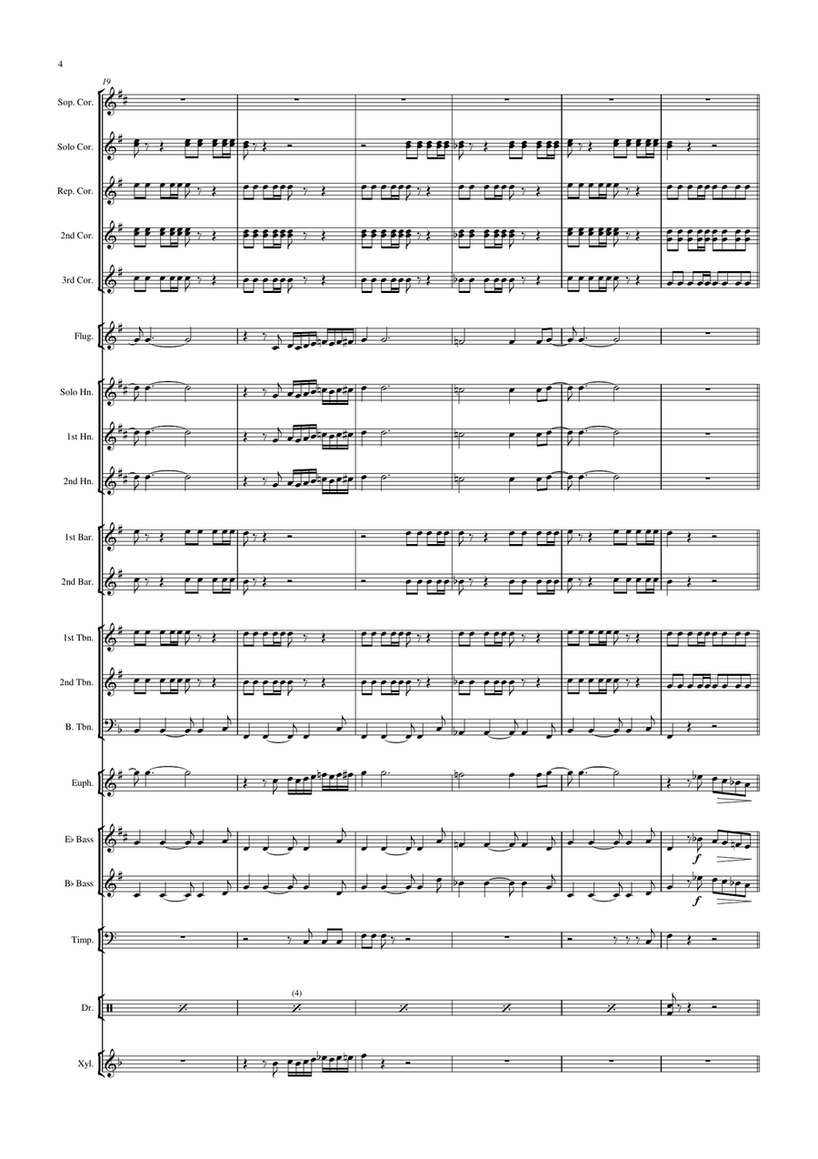 Let Me Entertain You Brass Band scores gallery preview page 5