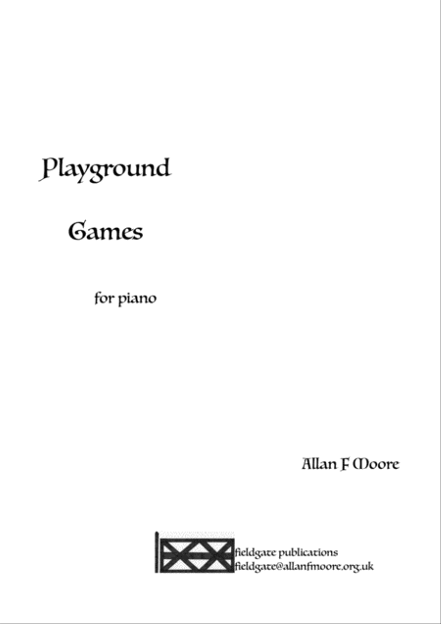 Playground Games Piano Solo scores gallery preview page 1