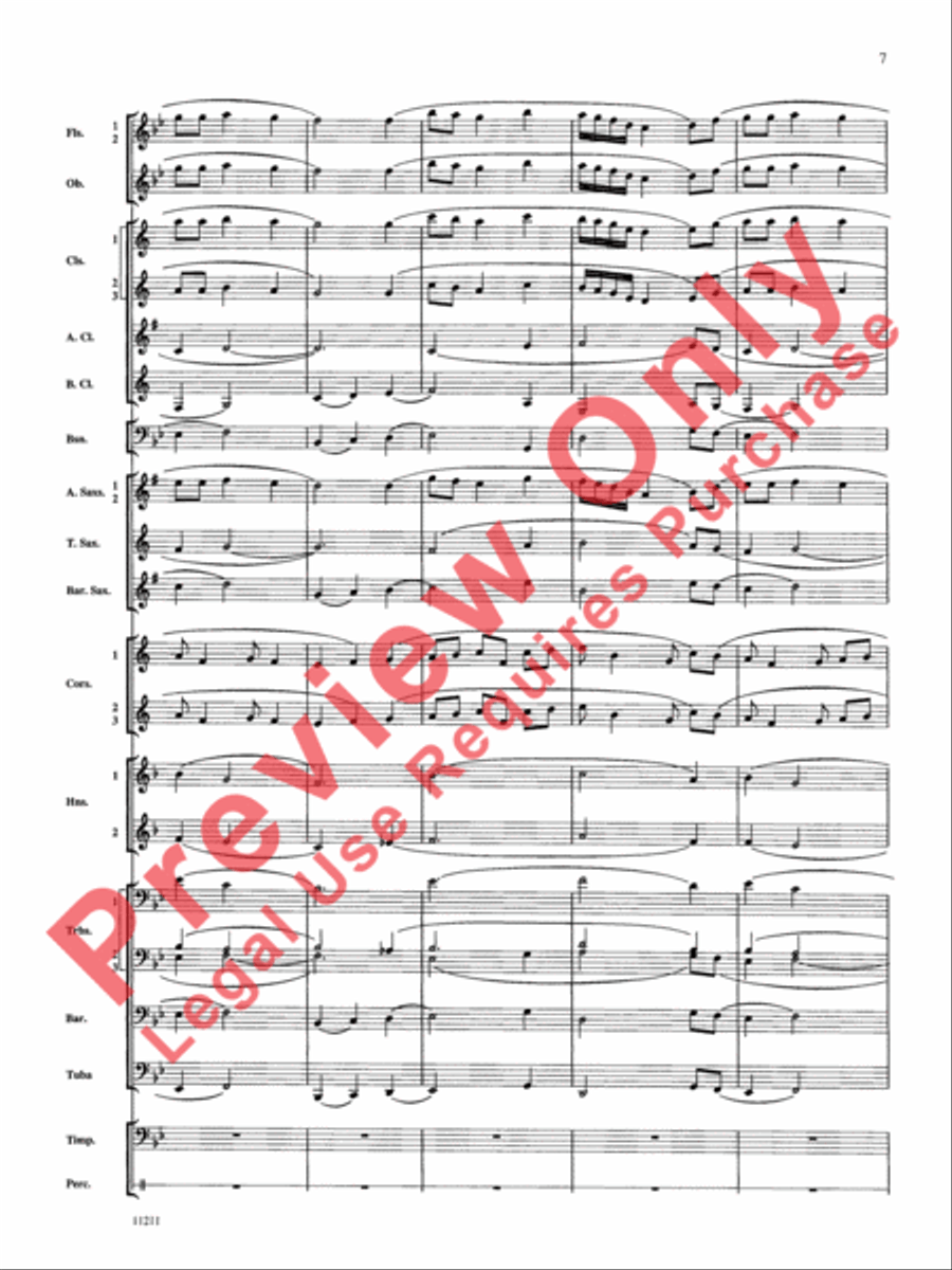 Petty Harbour Bait Skiff Concert Band scores gallery preview page 8