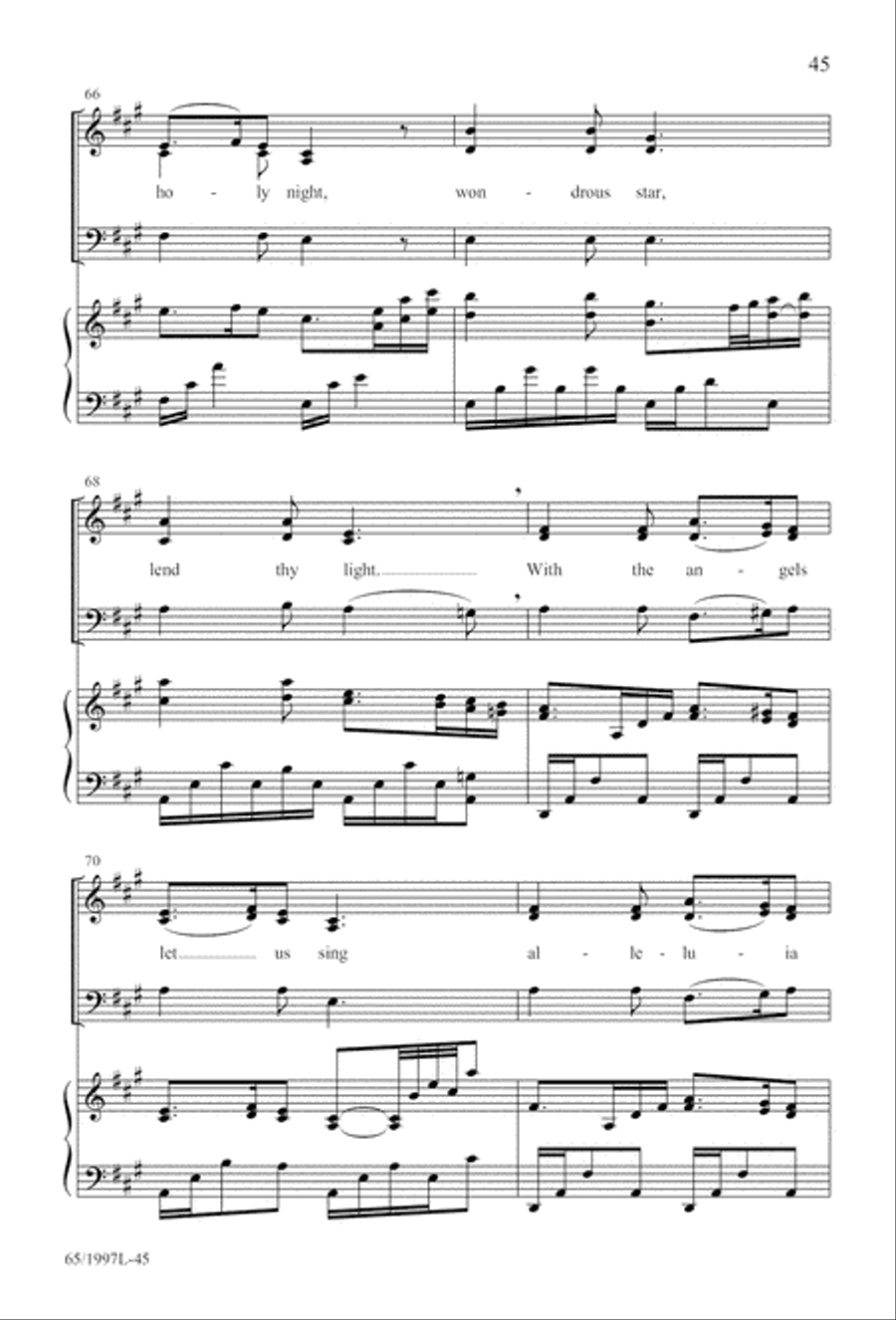Candles and Carols Candles and Carols 3-Part scores gallery preview page 46