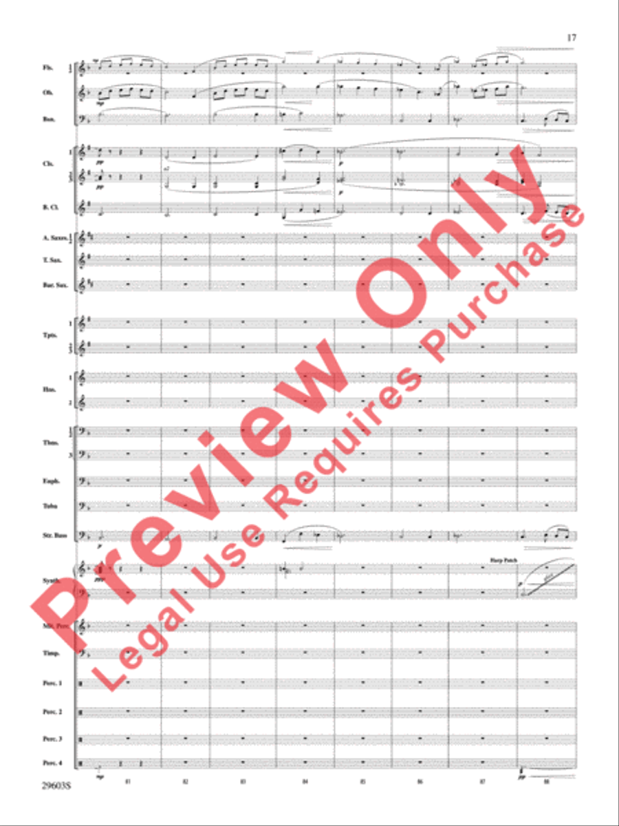 Dillon's Flight Concert Band scores gallery preview page 18