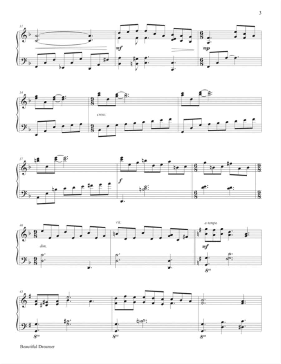 Home, Sweet Home - 10 Songs of Love and Longing Piano Solo scores gallery preview page 5