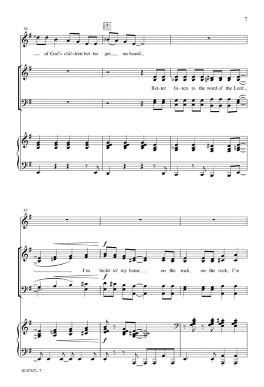 Home on the Rock 4-Part scores gallery preview page 7