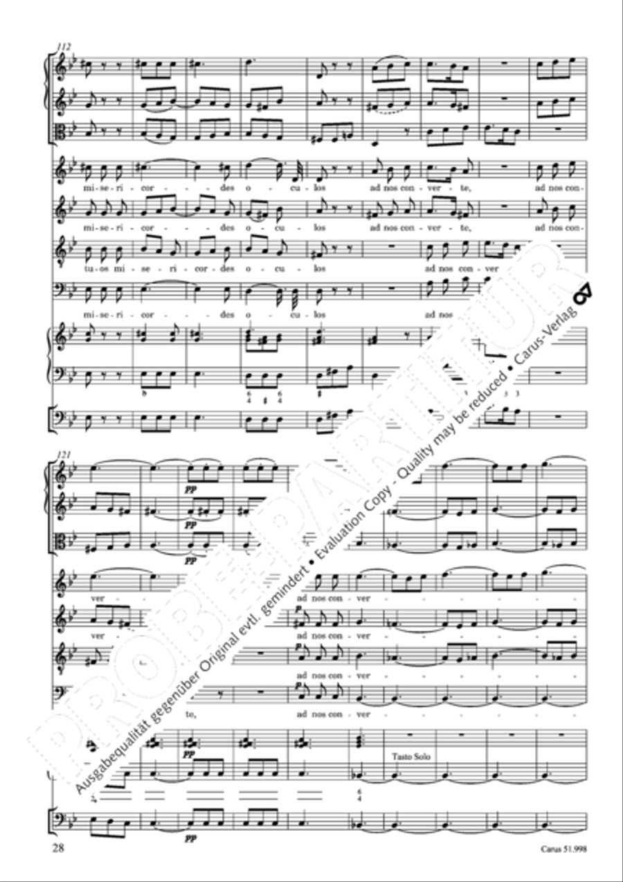 Salve Regina in g Salve Regina in g 4-Part scores gallery preview page 29
