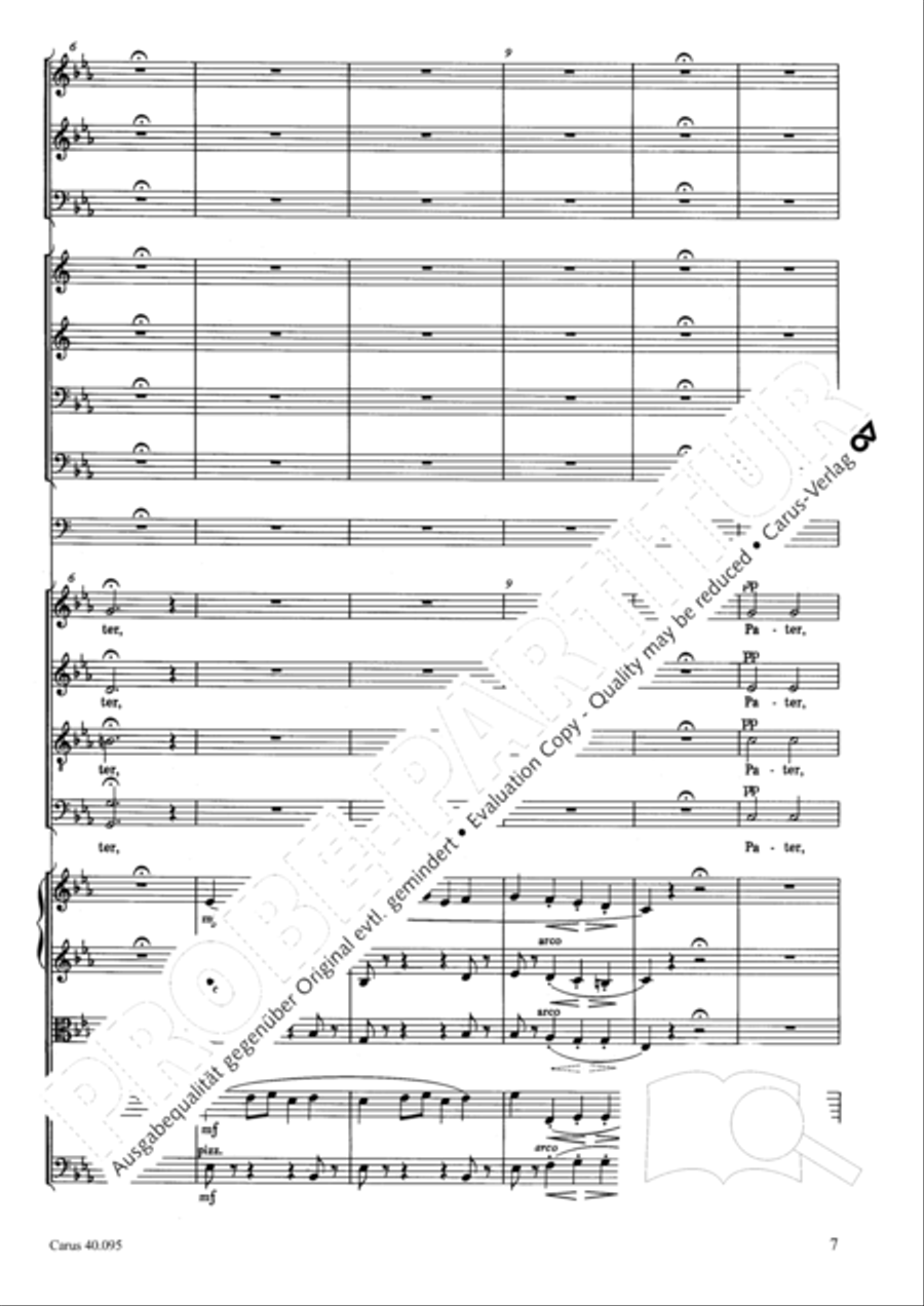 The Seven Words (Die Sieben Worte) 4-Part scores gallery preview page 22