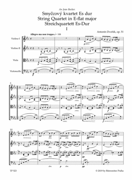 String Quartet no. 10 in E-flat major, op. 51