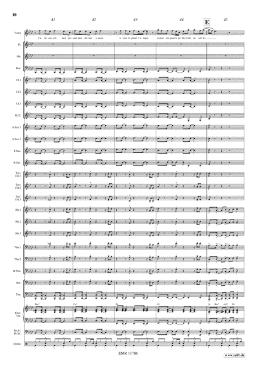 Cette Annee-La Concert Band scores gallery preview page 11