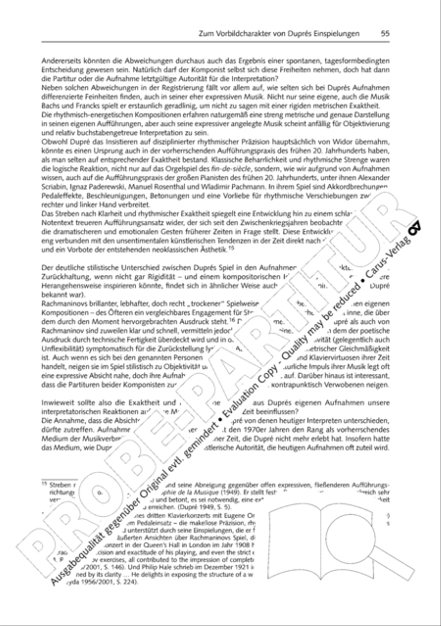 Orgelschule zur historischen Auffuhrungspraxis Organ Solo scores gallery preview page 56