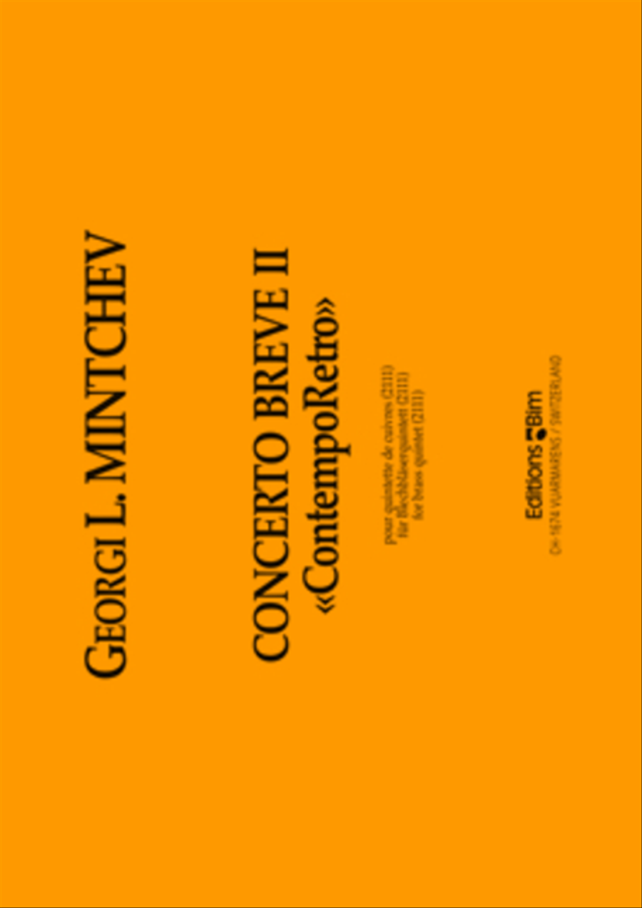 Concerto breve II “ContempoRetro Brass Quintet scores gallery preview page 1