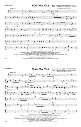Mamma Mia: 1st B-flat Clarinet