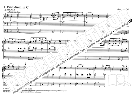 Free Organ Music from the Romantic Period, Vol. II (Freie Orgelmusik der Romantik, Band II)