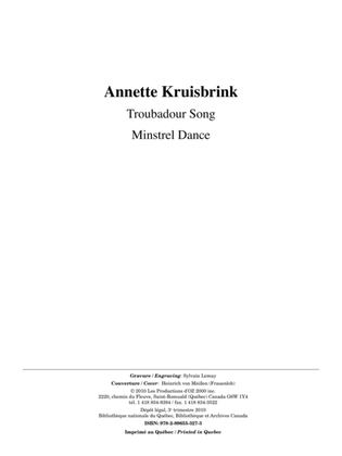 Troubadour Song / Minstrel Dance