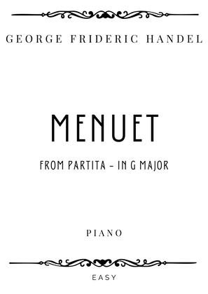 Handel - Menuet from Partita in G Major - Easy
