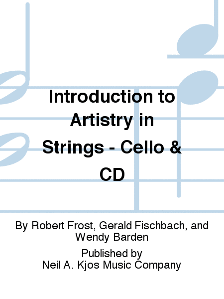Introduction To Artistry In Strings Cello & Cd