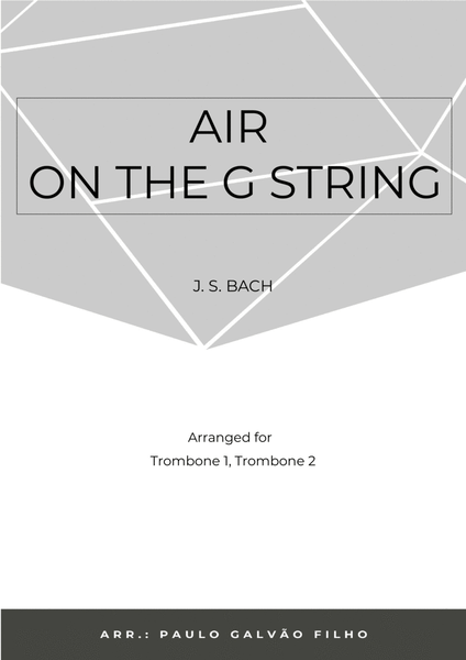 AIR ON THE G STRING - TROMBONE DUO image number null