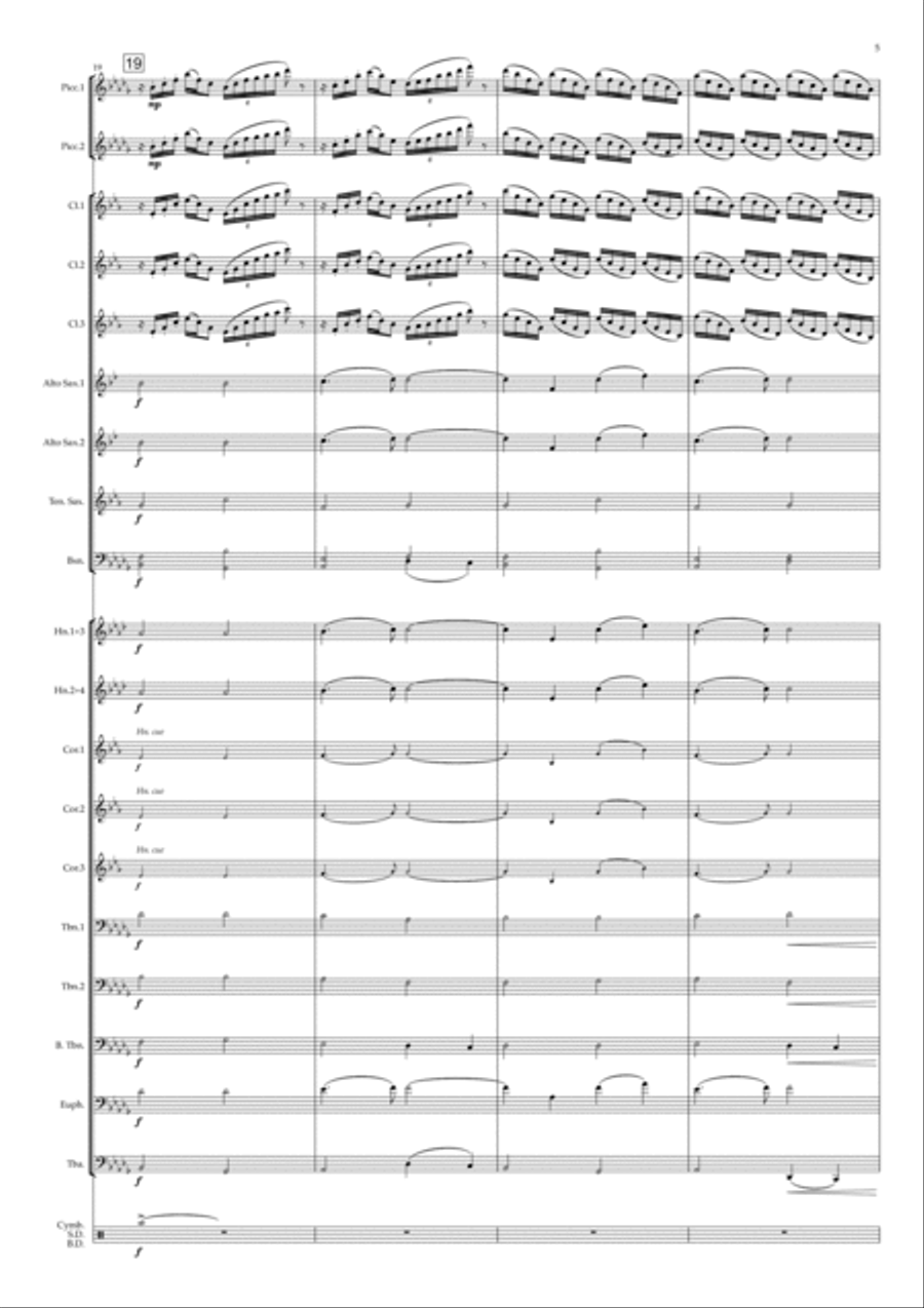 Test Drive Test Drive Marching Band scores gallery preview page 5