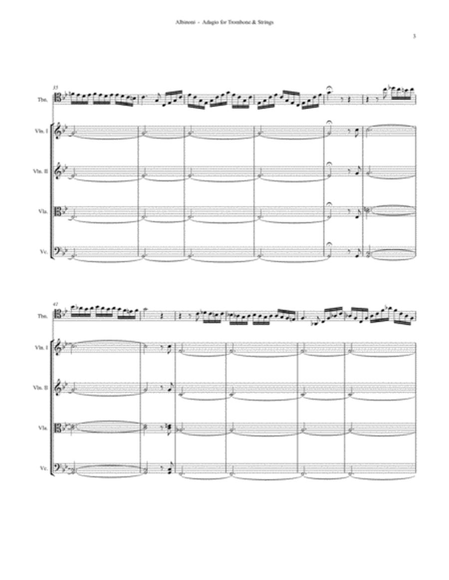 Adagio for Trombone and Strings