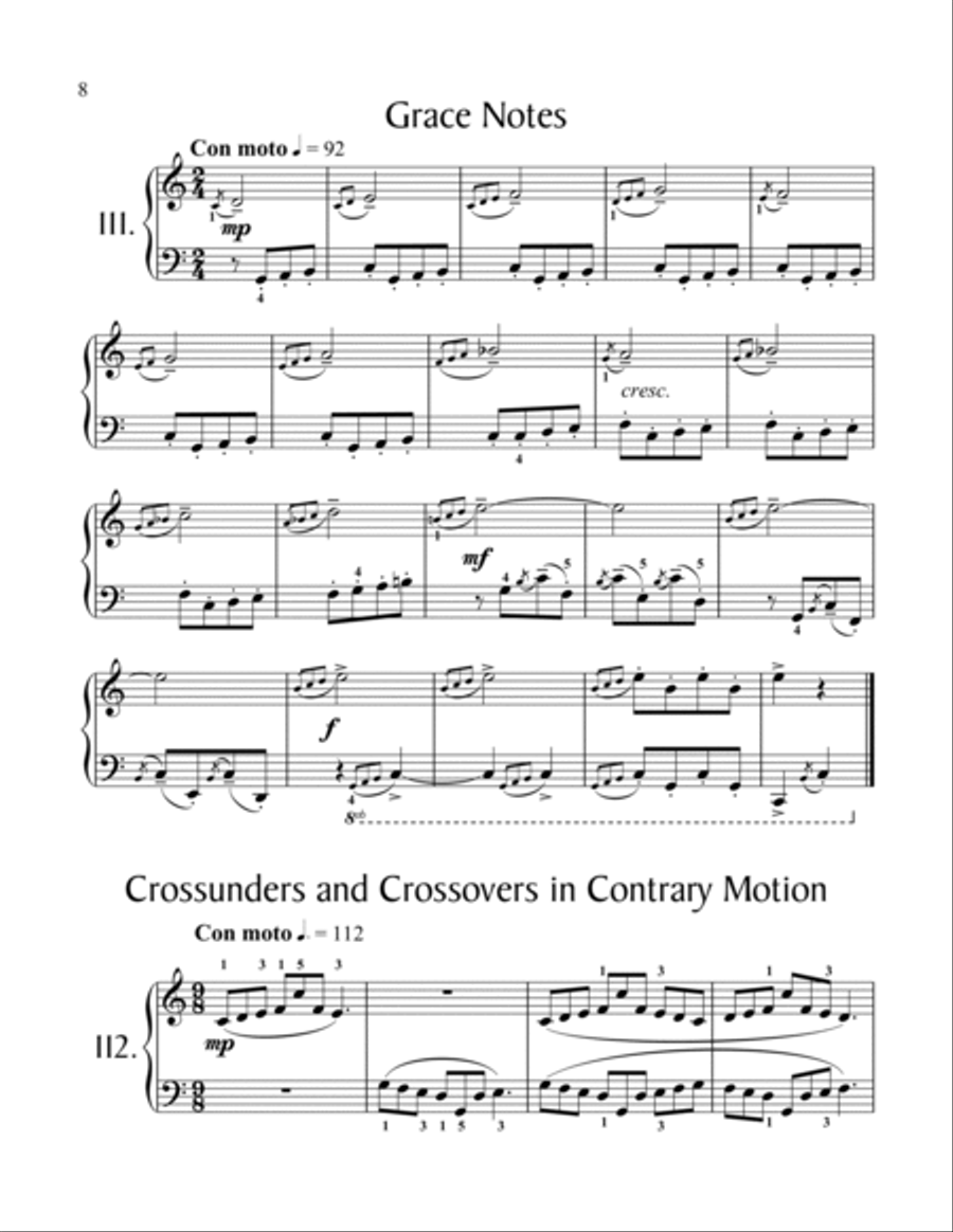 175 Exertudes, Book 4: Advanced I Piano Solo scores gallery preview page 6