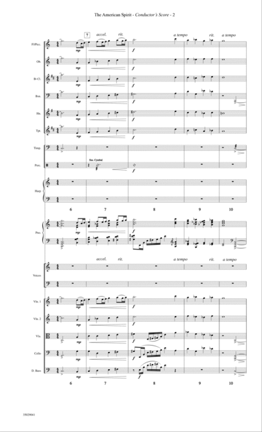 The American Spirit - Score Choir scores gallery preview page 2