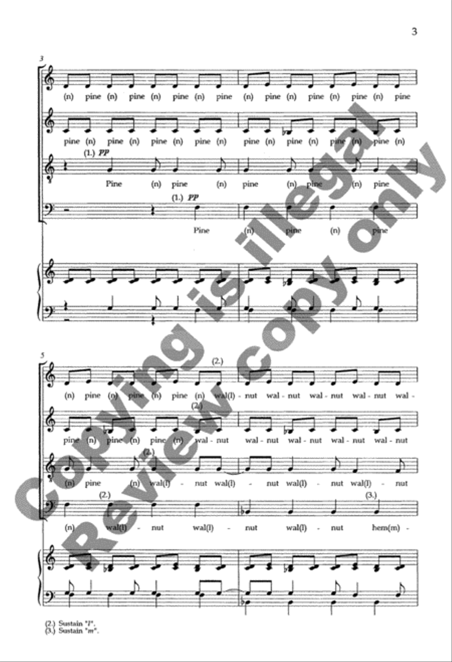 <br>Sheet music extract