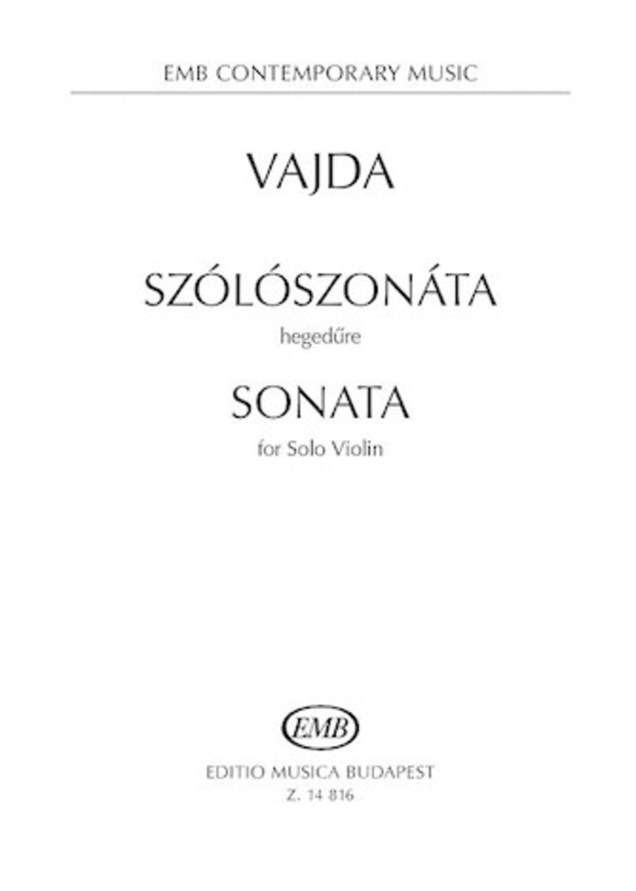 Sonata for Solo Violin Violin Solo scores gallery preview page 1