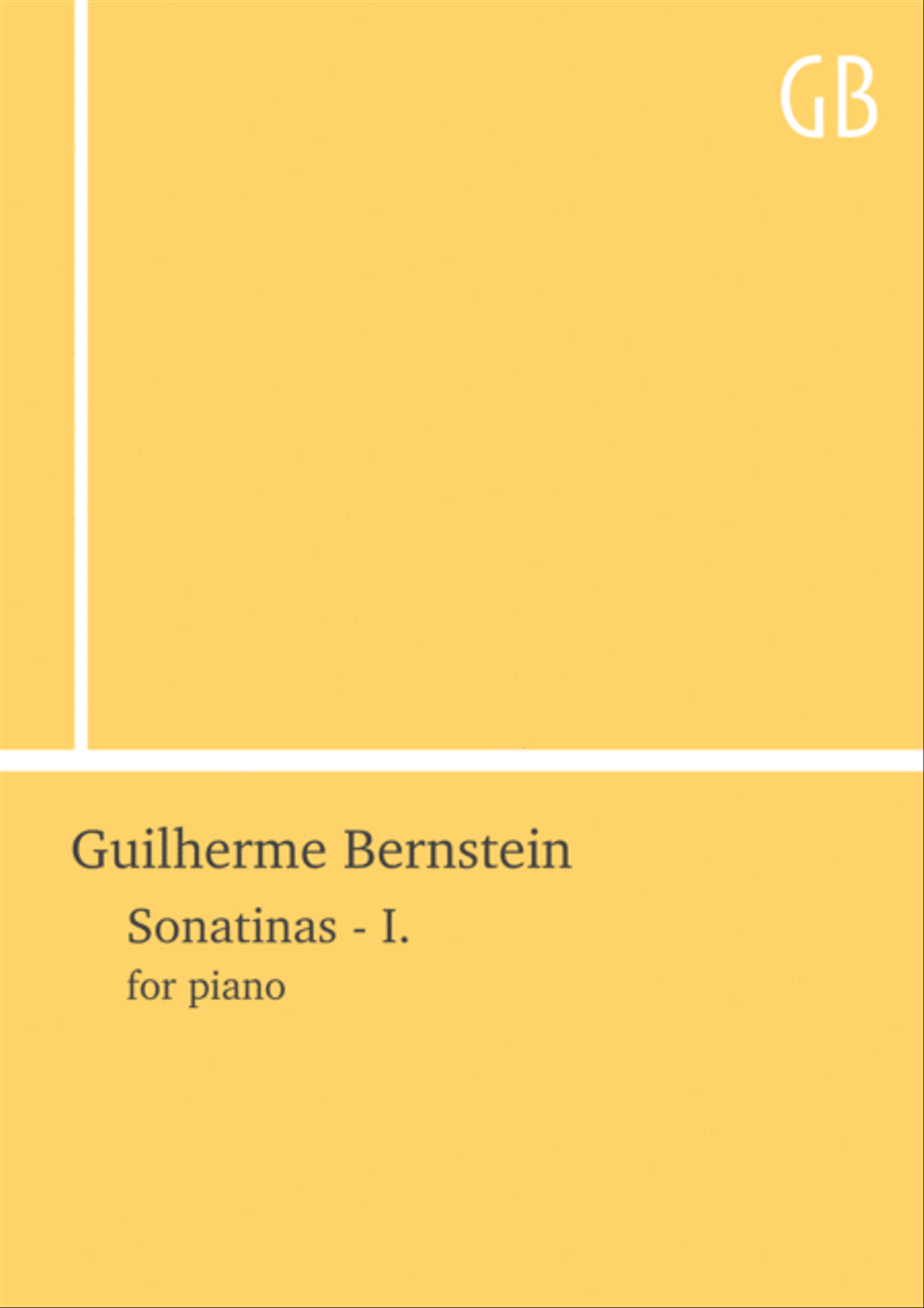 Sonatinas by Guilherme Bernstein Easy Piano scores gallery preview page 1