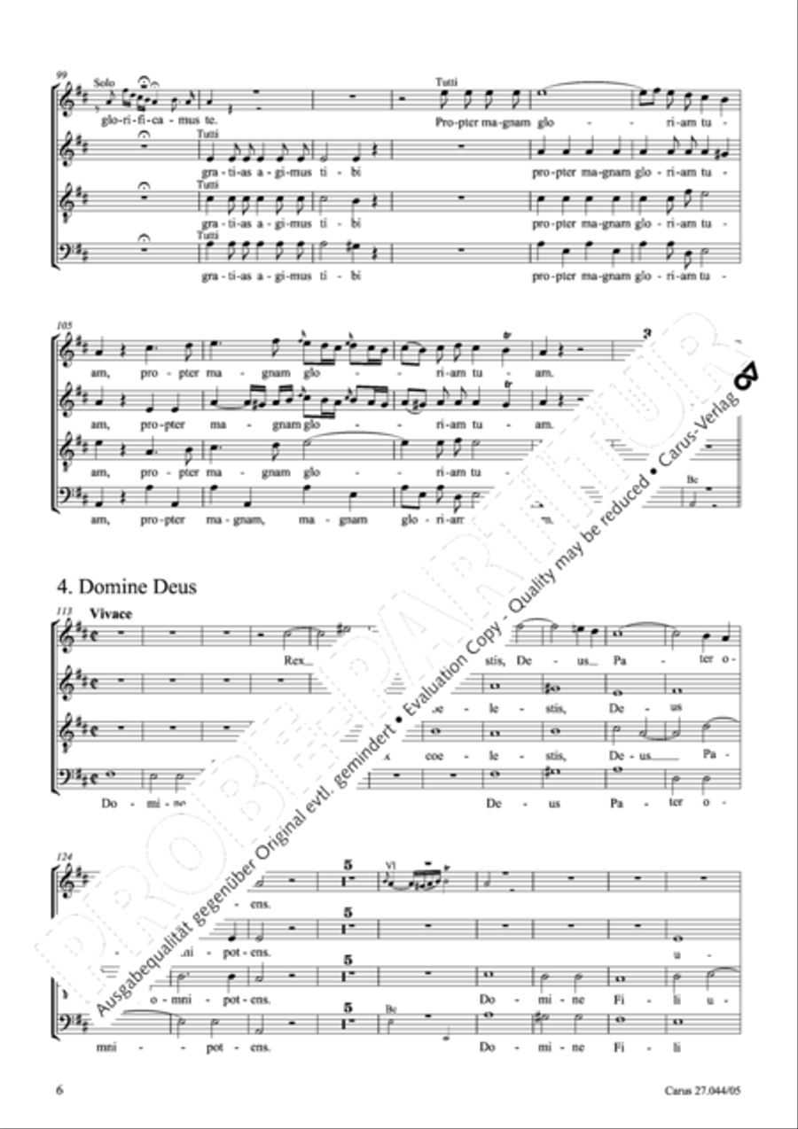 Messa per il Santissimo Natale 4-Part scores gallery preview page 7