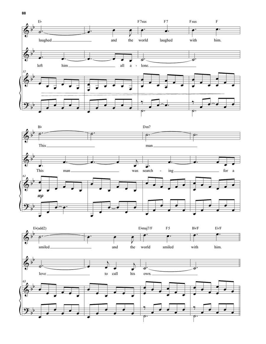 This Man Piano, Vocal scores gallery preview page 5