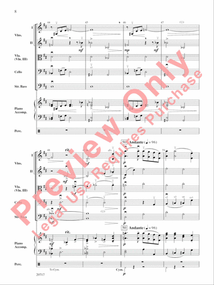 1812 Overture String Orchestra scores gallery preview page 8