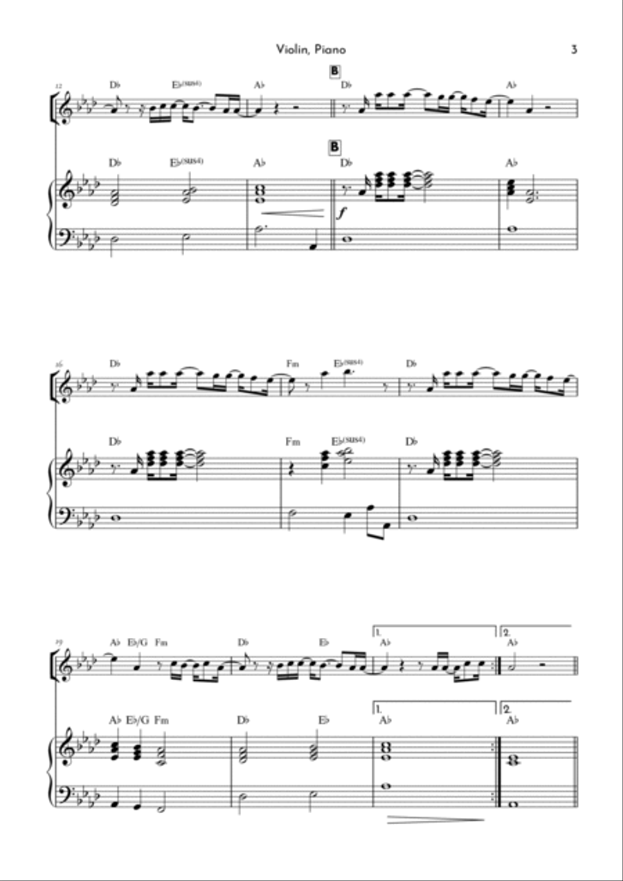 Goodness Of God Goodness Of God Violin Solo scores gallery preview page 3