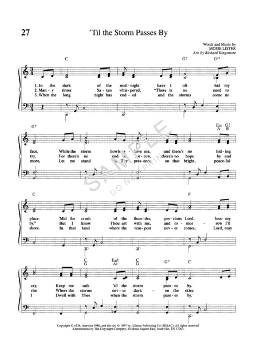 50 Best-Loved Southern Gospel Favorites - Medium Voice Medium Voice scores gallery preview page 2